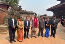 बागमती प्रदेश मुख्यमन्त्री इन्द्रबहादुर बानियाँ भक्तपुर भ्रमणमा