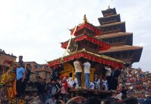 भक्तपुरमा आजबाट बिस्का जात्रा सुरु, भैरवनाथको रथ ३ बजे तान्ने