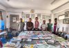 कालिघाट पुस्तकालयमा नेपाल पुस्तकालय संघका पूर्व अध्यक्षको अवलोकन
