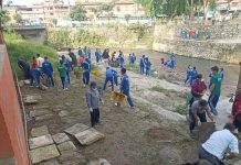 ब्रह्मायणी मन्दिर परिसरमा भक्तपुर नगरपालिकाको सरसफाइ अभियान